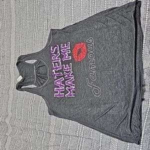 Haters Make Me Famous Racerback Tank Top